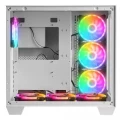 Rampage ICEWAVE White RGB Computer Case