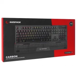 Rampage CARBON Black Mechanical Gaming Keyboard