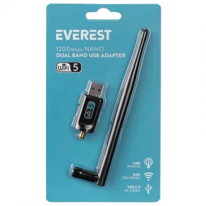 Everest EWN-AC1200 2T2R USB Wi-Fi Adapter (866 Mbps)