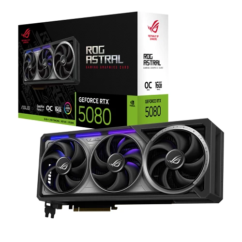 ASUS ROG Astral GeForce RTX™ 5080 16GB OC Edition Graphic Card