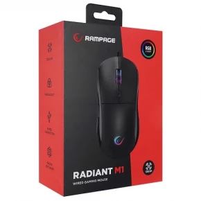 Rampage RADIANT M1 BLACK Macro Gaming Mouse
