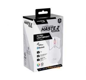 HyperX Pulsefire Haste 2 White Wireless Gaming Mouse (6N0A9AA)