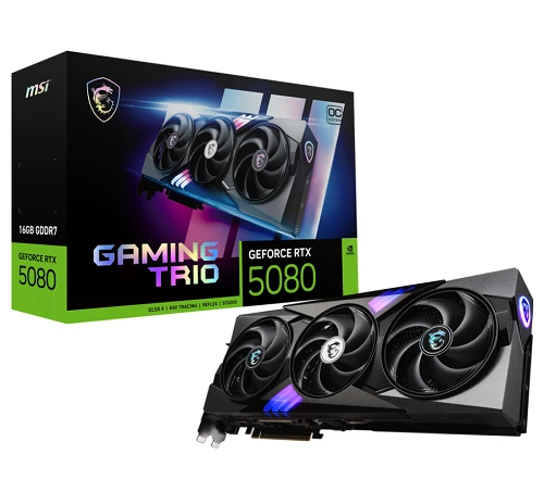 MSI GEFORCE RTX 5080 Gaming Trio (16 GB | 256 Bit)