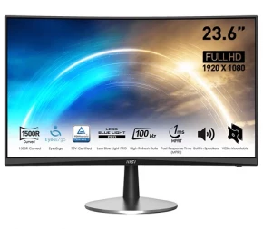 MSI PRO MP2422C 23.6-inch FHD 100 Hz Curved Business Monitor