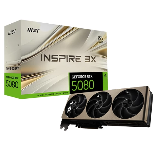 MSI GeForce RTX™ 5080 16G Inspire 3X OC (16 GB | 256 Bit)