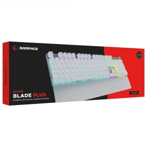 Rampage BLADE PLUS KB-R28 White Gaming Keyboard (Red Switch)