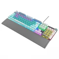 Rampage BLADE PLUS KB-R28 Grey/White Gaming Keyboard (Red Switch)