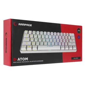 Rampage B-ATOM White KB-RX63 Gaming Keyboard