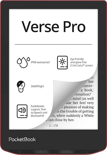 PocketBook 634 Verse Pro Passion Red Elektron Kitab