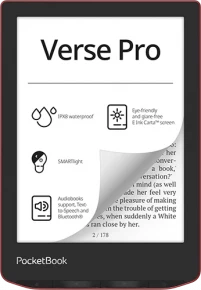 PocketBook 634 Verse Pro Passion Red Elektron Kitab