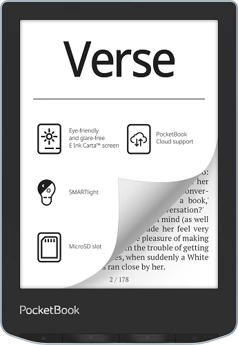 PocketBook 629 Verse Bright Blue Elektron Kitab