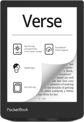 PocketBook 629 Verse Mist Grey Elektron Kitab
