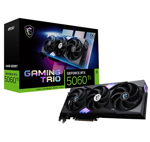 MSI GeForce RTX™ 5060 Ti Gaming Trio OC (16 GB | 128 Bit)