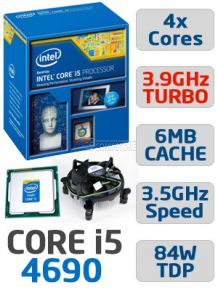 Intel® Core™ i5-4690K Processor (6M Cache, up to 3.90 GHz)