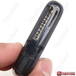 Mini USB 2.0 Hi-Speed Card Reader Supports SD/ MS/ M2/ TF/ T-Flash/ Micro SD Memory Card