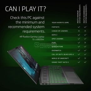 HP Pavilion Gaming Laptop 15-cx0053ur (4RN07EA)