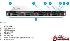 HP ProLiant DL60 Gen9 Server [788079-425] Intel® Xeon® E5-2603 v3