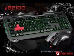 A4Tech B2100 Bloody Blazing Gaming Desktop Keyboard Mouse