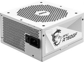 MSI MPG A750GF White 750W 80 PLUS® Gold Full Modullar Power Supply