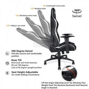 Anda Seat Axe Series Gaming Chair (AD5-01-BW-PV)