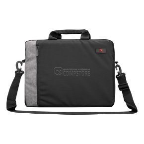 Addison Uniquie Black & Gray 15.6 Laptop Bag (300805)