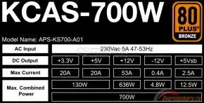 AeroCool KCAS Plus 700W 80Plus Bronze