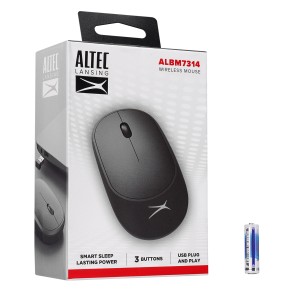 Altec Lansing ALBM7314 Black Wireless Mouse