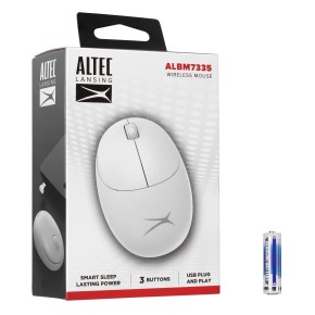 Altec Lansing ALBM7335 White Wireless Mouse