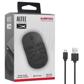 Altec Lansing ALBM7422 Black Wireless Mouse