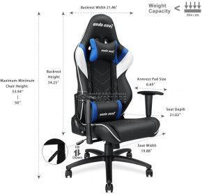 Anda Seat Eagle Series Blue Gaming Chair (AD3-01-BS-PV)
