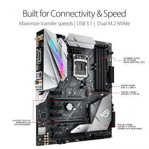 ASUS ROG STRIX Z370-E GAMING (LGA1151 | DDR4 | DP | HDMI | M.2 | USB 3.1 | SLI | CrossFire) Mainboard