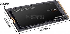 M2 SSD Western Digital 500 GB SN750 NVMe