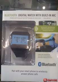 Bluetooth Digital Watch With Built-in Mic