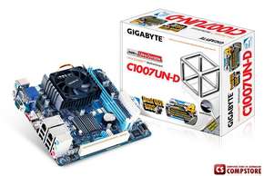 Mainboard Gigabyte GA-C1007UN-D + Dual-core Celeron® 1007U processor
