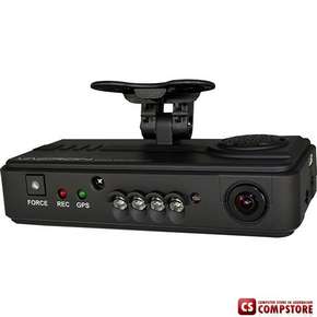 Авто Видеорегистратор Vacron CDR-E07 (720P/ Dual Cam/ GPS/ G-Sensor)