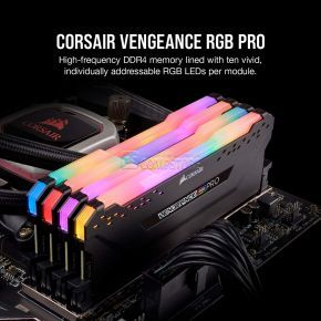 DDR4 CORSAIR VENGEANCE RGB PRO 32 GB (2x16 GB) 3600 MHz