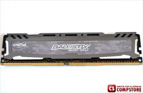 DDR4 Crucial Ballistix Sport LT Gray 16 GB DDR4-2400 UDIMM (BLS2K16G4D240FSB)
