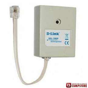 ADSL Сплиттер D-Link DSL-30CF (AnnexA, вход 1xRJ-12 выход 2xRJ-12 ADSL+аналоговый телефон)