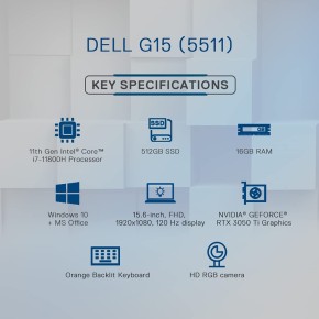Dell G15 5511 Gaming Laptop