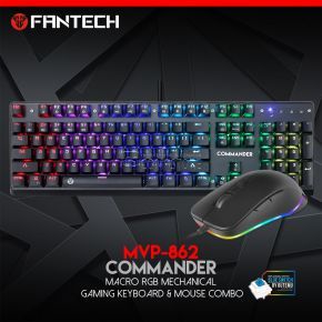 Fantech MVP862 COMMANDER RGB Gaming Keyboard Mouse