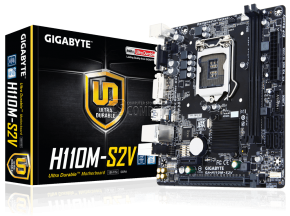 Gigabyte GA-H110M-S2V (Intel H110 | Socket 1151 | DDR4 | DVI | USB 3.0) Mainboard
