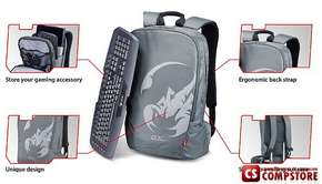 Рюкзак Genius GX-Gaming GB-1750  Backpack (17" Черный, Серый, Красный)