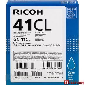 Ricoh Cyan Gel Low Yield GC 41CL (405766)