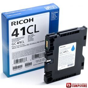 Ricoh Cyan Gel Low Yield GC 41CL (405766)