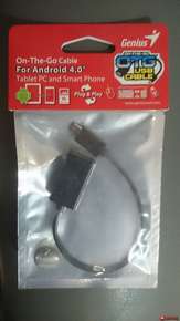 Genius Cable for Android 4.0+ Tablet PC, Smart Phone (On The Go Cable)