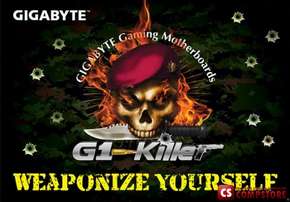 Gigabyte G1.Guerrilla Intel® X58+ ICH10R (For Gaming) Mainboard