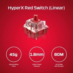 HyperX Alloy Origins Core RED Linear Mechanical Gaming Keyboard (HX-KB7RDX-RU)