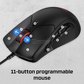 HyperX Pulsefire Raid Ergonomic 11 Button Gaming Mouse (HX-MC005B)