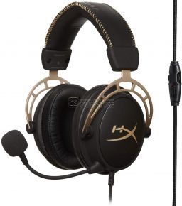 HyperX Cloud Alpha Gold Gaming Headset (HX-HSCA-GD)