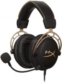 HyperX Cloud Alpha Gold Gaming Headset (HX-HSCA-GD)